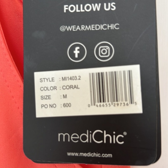 Mini Marilyn Scrub Joggers 4 Way Stretch Elastic Waist Band 4 Pockets Size M NWT - Picture 6 of 10